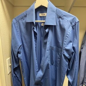 Blue dress shirt